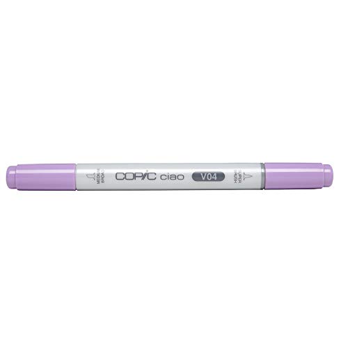 COPIC Ciao Marker Typ V - 04, Lilac, vielseitiger Layoutmarker, mit einer mittelbreiten und einer Brush-Spitze von Copic