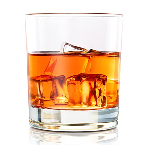 COPLIB Whiskey-Gläser-Set, 4 Stück, 325 ml, altmodische Gläser, perfekt für Whisky-Liebhaber, Rocks Gläser für Scotch, Bourbon, Likör, Rum, Cocktail-Getränke - klassisch von COPLIB