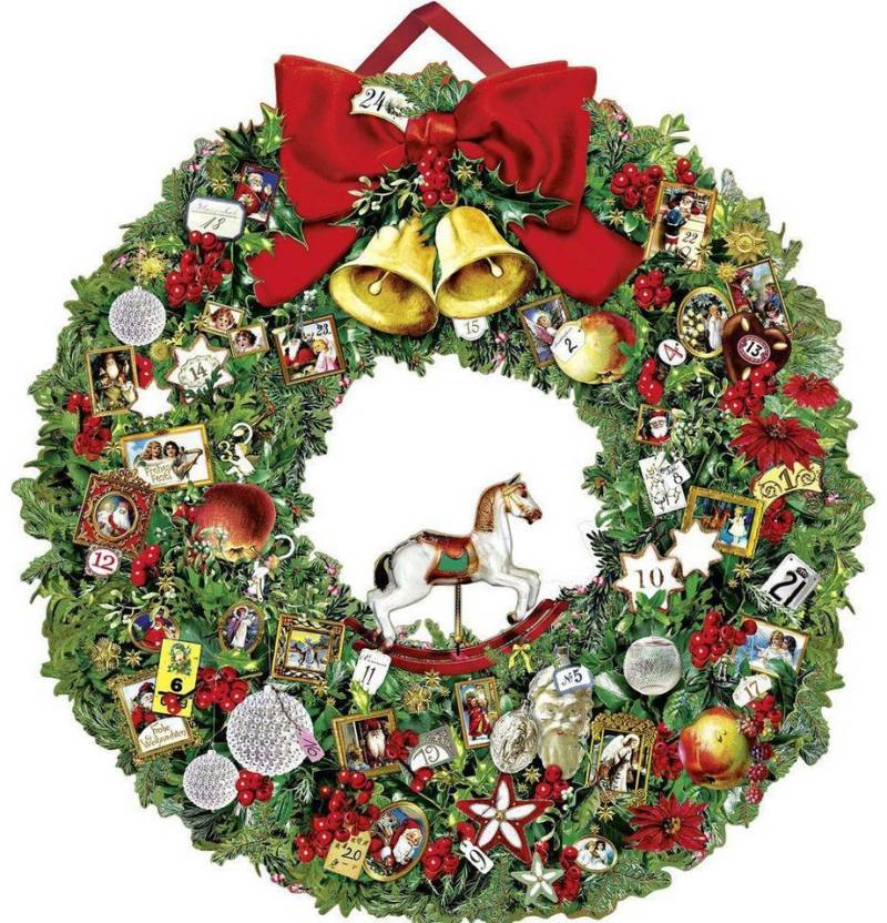 COPPENRATH DIE SPIEGELBURG Adventskalender Festlicher Weihnachtskranz. Christmassy Wreath. La couronne de Noël von COPPENRATH DIE SPIEGELBURG