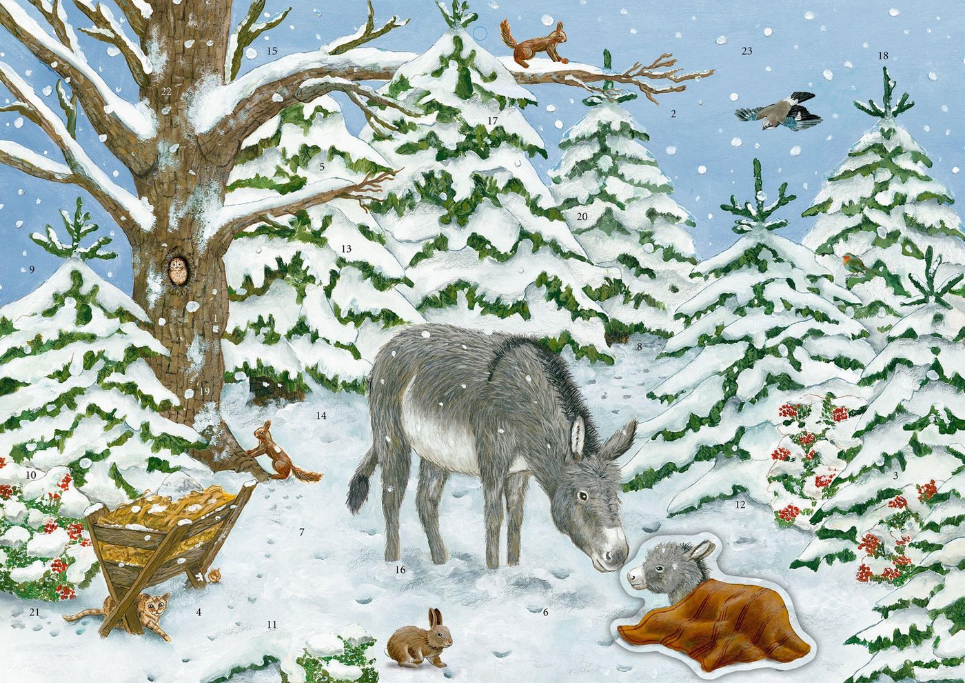 COPPENRATH DIE SPIEGELBURG Adventskalender Sticker-Adventskalender von COPPENRATH DIE SPIEGELBURG
