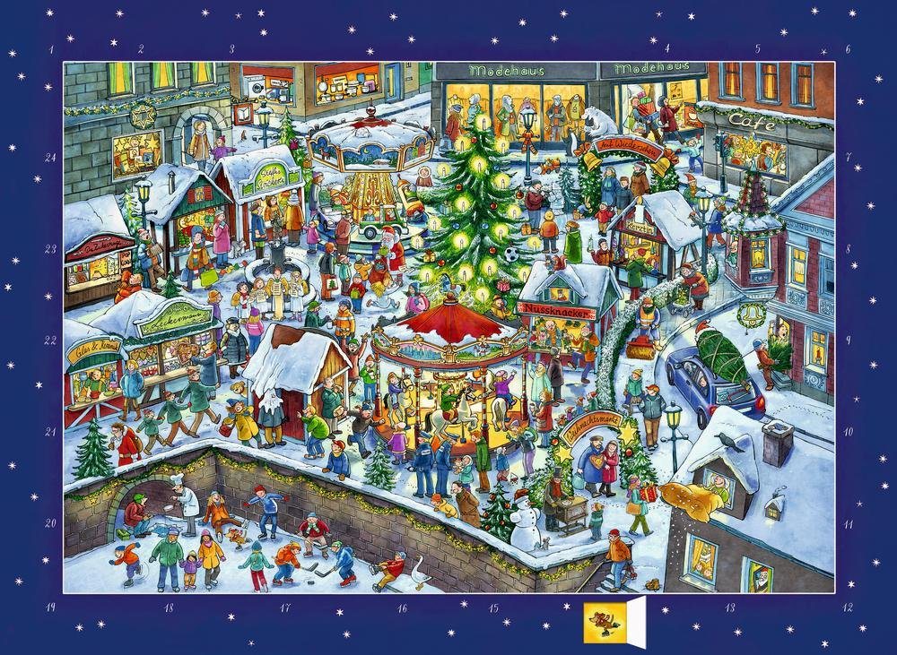 COPPENRATH DIE SPIEGELBURG Adventskalender Wimmeliger Weihnachtsmarkt, Wandkalender COPPENRATH DIE SPIEGELBURG Adventskalender Wimmeliger Weihnachtsmarkt, Wandkalender von COPPENRATH DIE SPIEGELBURG