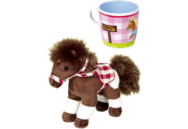 COPPENRATH DIE SPIEGELBURG Kindergeschirr-Set 13339 14759 Mein kleiner Ponyhof 2er Set Melamin-Tasse + von COPPENRATH DIE SPIEGELBURG