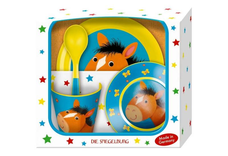 COPPENRATH DIE SPIEGELBURG Kindergeschirr-Set 18253 Geschirr Geschenkset Pferd - Freche Rasselbande von COPPENRATH DIE SPIEGELBURG