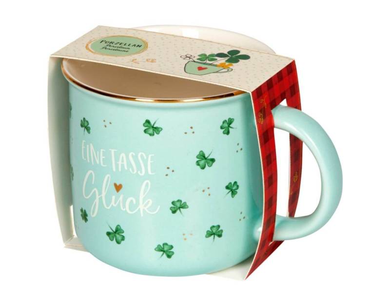 COPPENRATH DIE SPIEGELBURG Tasse Porzellan-Tasse Glücksklee - Viel Glück von COPPENRATH DIE SPIEGELBURG