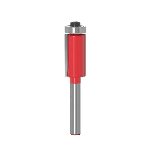 Hartmetall-Schaftfräser, Flush Trim Router Bit 1/4 Zoll Schaft Mehrere Größen Wolfram Hartmetall Top End Lager Hartmetall-Schaftfräser, Flush Trim Router Bit 1/4 Zoll Schaft Mehrere Größen Wolfram Hartmetall Top End Lager von COQALINEX