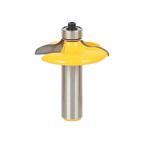 Hartmetall-Schaftfräser, Roman Ogee-Fräser for Tür- und Schubladenkanten, 1/2-Zoll-Schaft, Wolframkarbid, 4er-Pack von COQALINEX