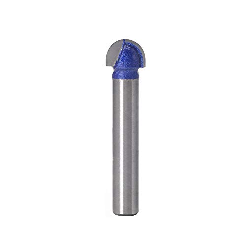 Hartmetall-Schaftfräser, Wolframkarbid-Doppelflöte Cove Box Router Bit 1/4 Zoll Schaft Mehrere Größen Hartmetall-Schaftfräser, Wolframkarbid-Doppelflöte Cove Box Router Bit 1/4 Zoll Schaft Mehrere Größen von COQALINEX