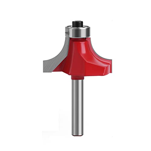 Hartmetall-Schaftfräser, Wolframkarbid-Fräser-Stückchen Roundover-Spitzenlager 1/4 Zoll-Schaft-mehrere Größen for Holz Hartmetall-Schaftfräser, Wolframkarbid-Fräser-Stückchen Roundover-Spitzenlager 1/4 Zoll-Schaft-mehrere Größen for Holz von COQALINEX