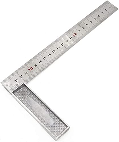 Winkelmesser, Winkellineal, 90-Grad-Winkellineal aus Edelstahl, gerades Lineal aus Metall, Messwerkzeug, L-förmiges Lineal, doppelseitige Messlehren, Werkzeug, Winkelmesser Winkelmesser, Winkellineal, 90-Grad-Winkellineal aus Edelstahl, gerades Lineal aus Metall, Messwerkzeug, L-förmiges Lineal, doppelseitige Messlehren, Werkzeug, Winkelmesser von COQALINEX