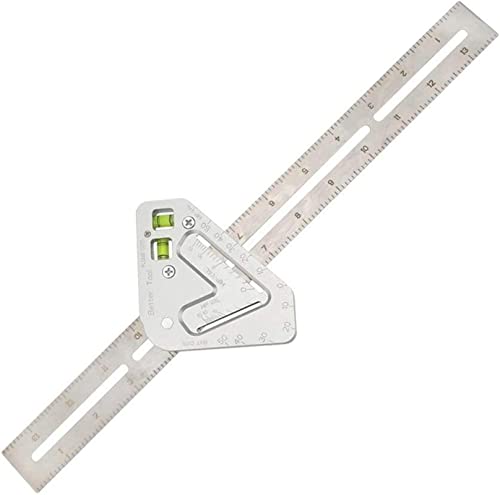 Winkelsucher, Winkellineal, 350 mm Wasserwaage, Winkelmesser, multifunktionales Dreiecklineal for die Holzbearbeitung, Winkellineal, Zimmereiwerkzeug, Messwerkzeuge, Winkelmesser Winkelsucher, Winkellineal, 350 mm Wasserwaage, Winkelmesser, multifunktionales Dreiecklineal for die Holzbearbeitung, Winkellineal, Zimmereiwerkzeug, Messwerkzeuge, Winkelmesser von COQALINEX
