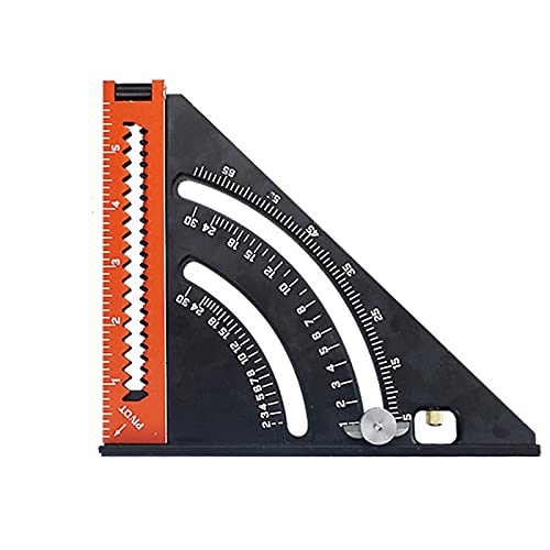 Winkelsucher, Winkellineal, Mehrzweck-Klapplineal, Anreißlineal, Winkellineal, Lineal aus Aluminiumlegierung, Winkelmesser von COQALINEX