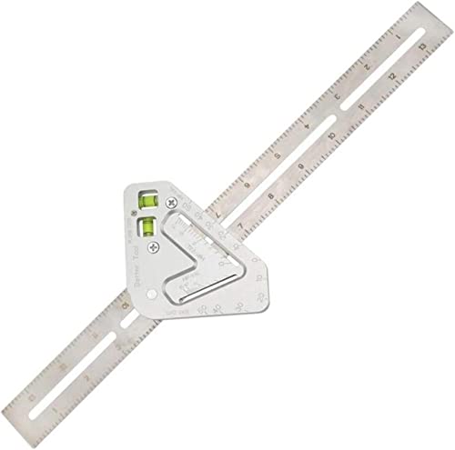 Winkelsucher, Winkellineal, Multifunktions-Winkellineal, Messwerkzeug, Dropship-Winkelmesser, Zimmermannswerkzeuge, praktisches Dach, revolutionärer Winkelmesser for Zimmereiutensilien von COQALINEX