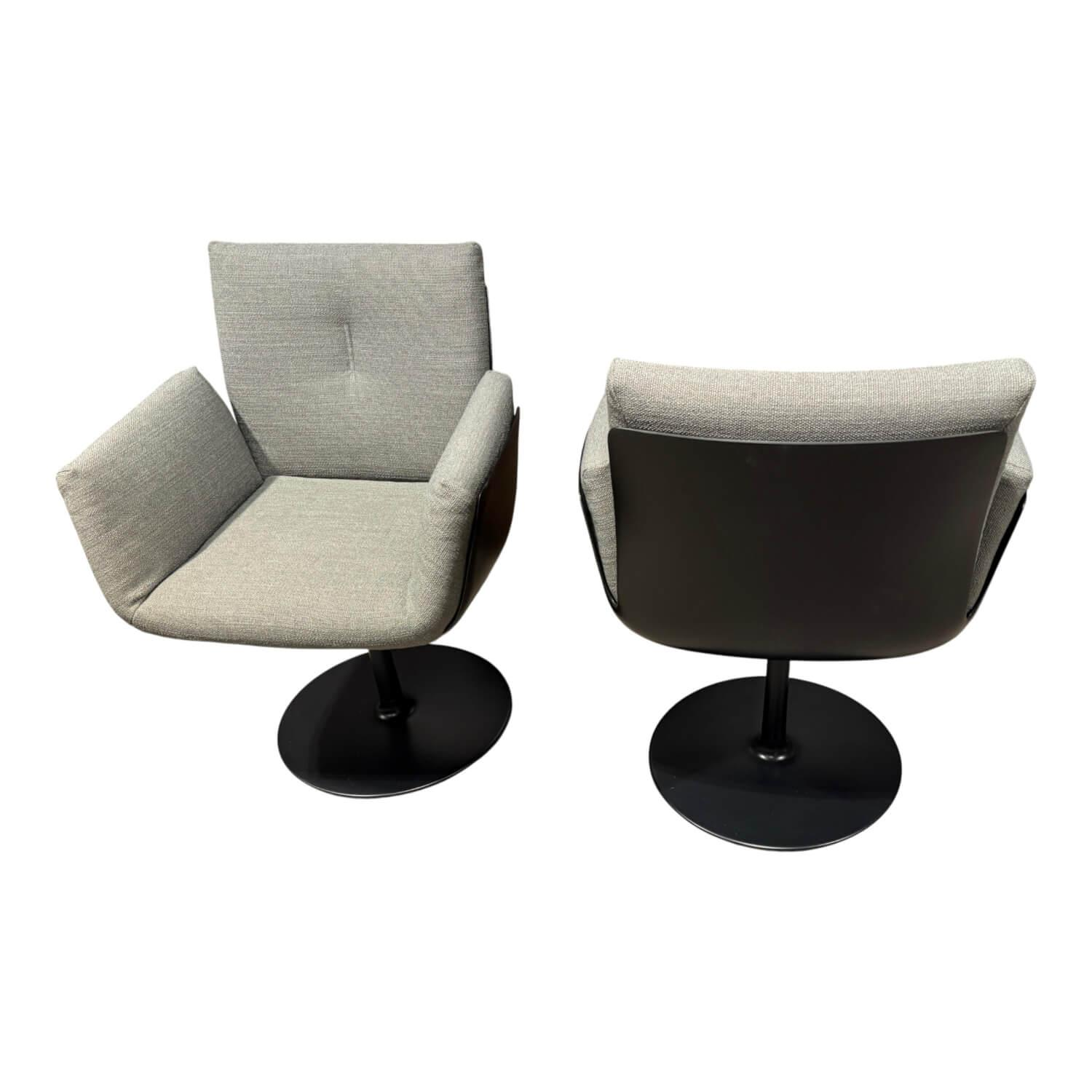 2er-Set Alvo 854 Stoff 7145 Taupe Grau Tellerfuß Schwarz 2er-Set Alvo 854 Stoff 7145 Taupe Grau Tellerfuß Schwarz von COR