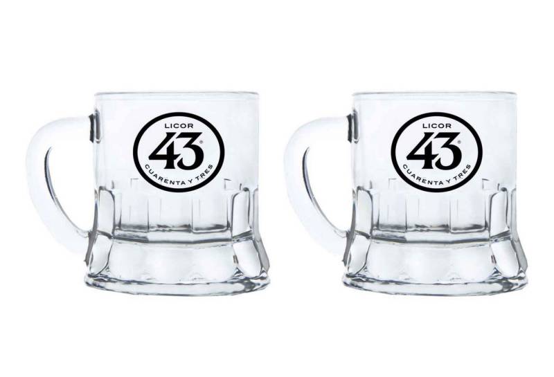 COR Gläser-Set Licor 43 Minibeer Glas 2er Set Shotglas Pinnchen Likör Liquor 43er von COR