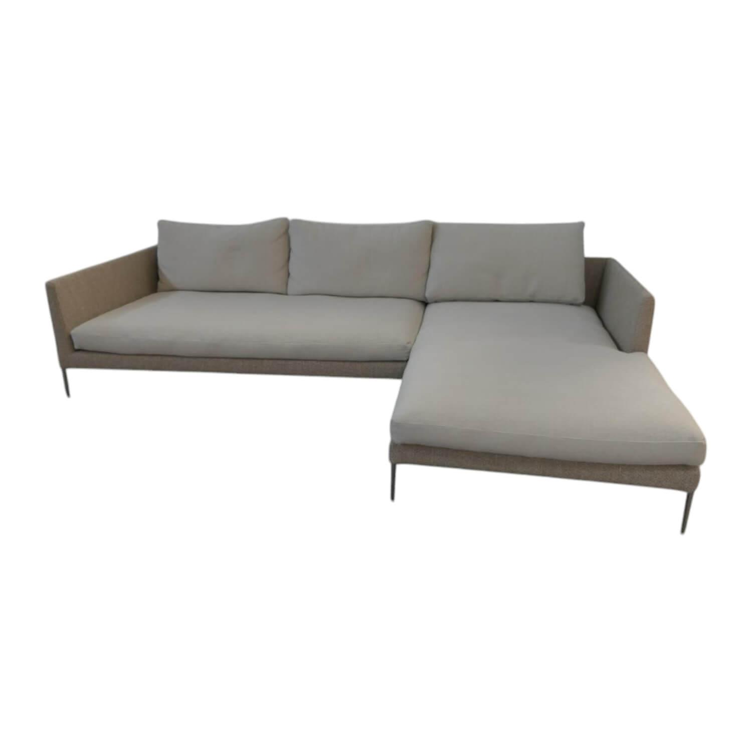 Ecksofa Pilotis Korpus Stoff 9191 Kamille Beige Füße Verchromt Inklusive Rückenk... Ecksofa Pilotis Korpus Stoff 9191 Kamille Beige Füße Verchromt Inklusive Rückenk... von COR