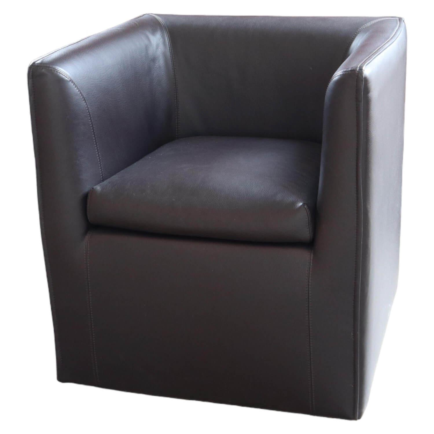 Sessel Mell Bodennah Bezug Leder Semi Mocca 284 Sessel Mell Bodennah Bezug Leder Semi Mocca 284 von COR