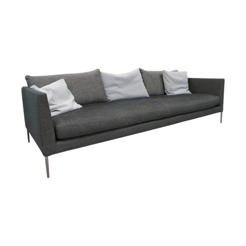 Sofa Pilotis Stoff 8161 Schwarz Braun Füße Schwarz Chrom Inklusive Rückenkissen Sofa Pilotis Stoff 8161 Schwarz Braun Füße Schwarz Chrom Inklusive Rückenkissen von COR