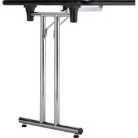 Corbetta Klapptisch Gestell höhenverstellbar Flexo 1 - Breite 400 mm, verchromt - Stapelbares Tisch Gestell höhenverstellbar für kompakte von CORBETTA