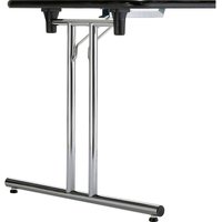 Klapptischgestell Flexo 1 big - Tischbeine verchromt - Breite 800mm - Höhe 710mm für Tischplatten bis 2000x1000mm - Corbetta von CORBETTA