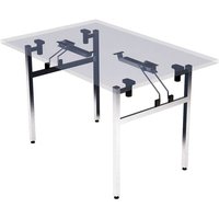 Klapptischgestell Flexo 3 - Tischbeine verchromt - Breite 600mm - Höhe 710mm für Tischplatten bis 2000x800mm - Corbetta von CORBETTA
