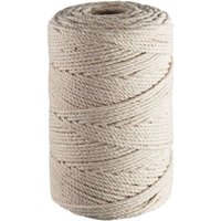Cordeau coton 500 g en bobine de 150 m - Beige von CORDERIES TOURNONAISES