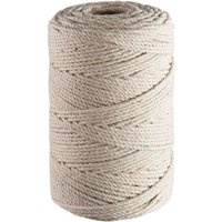 Cordeau coton 500 g en bobine de 150 m - Beige von CORDERIES TOURNONAISES