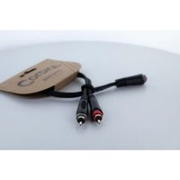 Cordial - 14889 Klinke / Cinch Audio Y-Adapter [1x Klinkenbuchse 3.5 mm - 2x Cinch-Buchse] 0.30 m Schw von CORDIAL