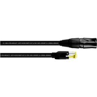15546 RJ45 Netzwerkkabel, Patchkabel cat 5e s/utp 1.00 m Schwarz PUR-Mantel 1 St. - Cordial von CORDIAL