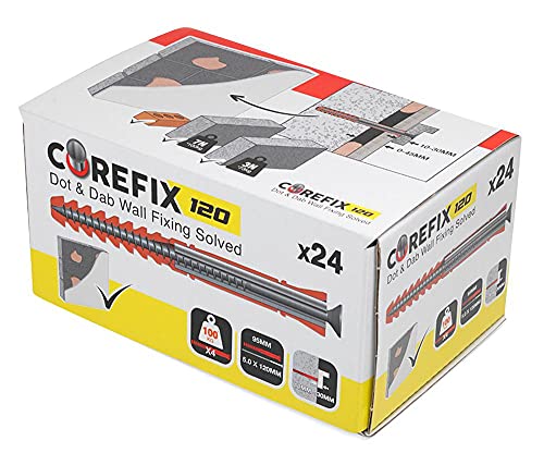 COREFIX Dryline CFX024P Wandbefestigung, 24 Stück von COREFIX