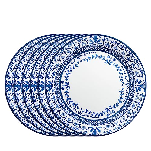 Corelle 6-Piece Portofino 6 Teller, 10,25 Stück Geschirr-Set, Glas von CORELLE