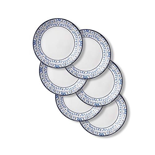 Corelle 6-Piece Splitterfest Geschirr-Set, Glas, Portofino von CORELLE