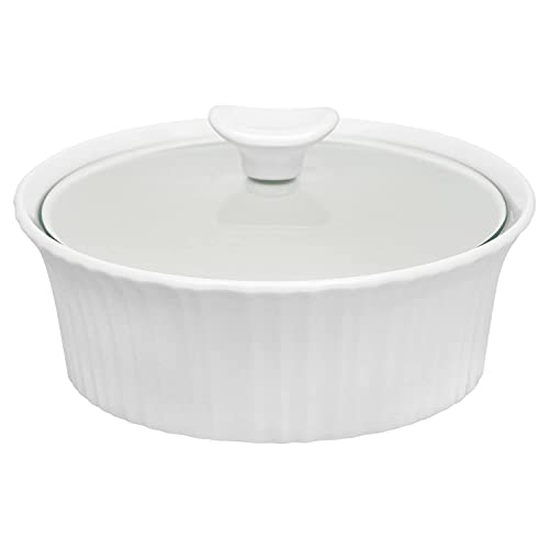Corningware French White III Round Casserole with Glass Cover, 1.5-Quart by CorningWare Corningware French White III Round Casserole with Glass Cover, 1.5-Quart by CorningWare von CORELLE