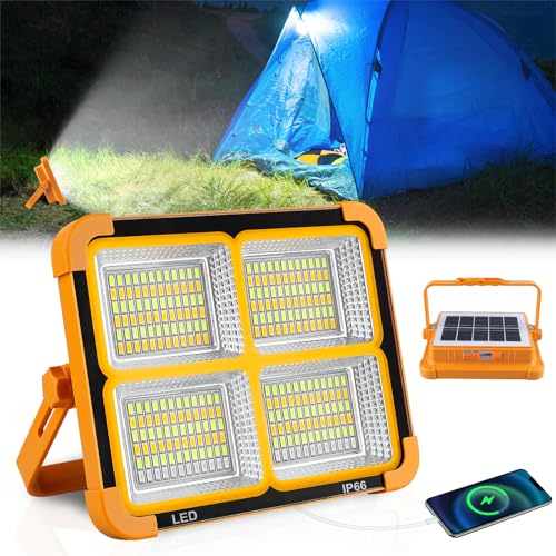 CORESLUX LED Baustrahler Akku 200W Baustrahler LED Akku Arbeitsleuchte LED Akku Wiederaufladbares LED Strahler Akku Baustellenlampe für Autoreparatur Camping Wandern Notstrombank und Garage CORESLUX LED Baustrahler Akku 200W Baustrahler LED Akku Arbeitsleuchte LED Akku Wiederaufladbares LED Strahler Akku Baustellenlampe für Autoreparatur Camping Wandern Notstrombank und Garage von CORESLUX