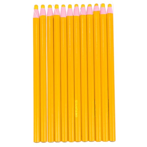 CORHAD 1 Schachtel Peel-off Wachsmalstifte Gelb Mehrzweck Marker Stifte ohne Anspitzen Geeignet für Kleidung Leder Holz Glas Papier Praktisch für Nähen Basteln und Texturmalerei von CORHAD