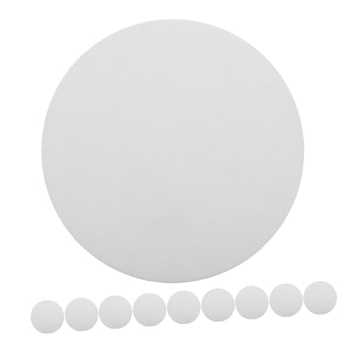 CORHAD 10 Stück Teiliges Runde Keramische Faser Isolierpapiere Hitzebeständig Feuerfest für Mikrowellenöfen Töpferöfen DIY Basteln Keramische Glasverschmelzung von CORHAD