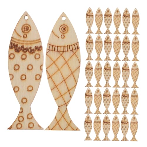 CORHAD 100 Stück Holzfische Deko zum Bemalen Mediterraner Stil DIY Holzanhänger mit Kindergarten Basteln Kreative Holzfiguren für Party Dekoration und Handwerksprojekte CORHAD 100 Stück Holzfische Deko zum Bemalen Mediterraner Stil DIY Holzanhänger mit Kindergarten Basteln Kreative Holzfiguren für Party Dekoration und Handwerksprojekte von CORHAD