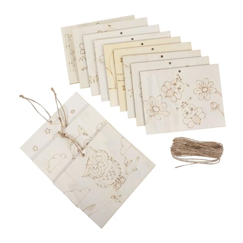 CORHAD 12 Stück Unbehandelte Holzplättchen zum Bemalen Verschiedene Formen Holzscheiben für Kunstunterricht DIY Dekoration Frühling Motive Naturbelassen für Kreative Gestaltung CORHAD 12 Stück Unbehandelte Holzplättchen zum Bemalen Verschiedene Formen Holzscheiben für Kunstunterricht DIY Dekoration Frühling Motive Naturbelassen für Kreative Gestaltung von CORHAD