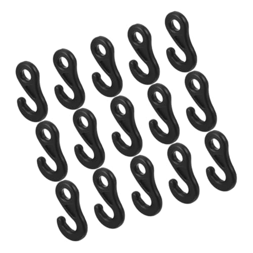 CORHAD 15 Stück Teiliges Zelt Haken Set aus Robustem Kunststoff Windbeständig Leichter Camping zubehör für Outdoor zelte Vielseitig für Lampenaufhängung und Abspannleinen bei Wanderungen von CORHAD