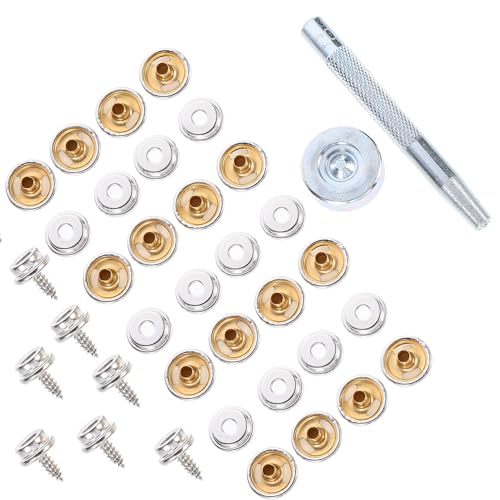 CORHAD 152 Stück Teiliges Druckknopf Rostfreiem Edelstahl und Kupfer mit Robustem Snap tool Langlebig Rostbeständig für Bootsplanen Segeltuch und Holz Indoor Outdoor Geeignet CORHAD 152 Stück Teiliges Druckknopf Rostfreiem Edelstahl und Kupfer mit Robustem Snap tool Langlebig Rostbeständig für Bootsplanen Segeltuch und Holz Indoor Outdoor Geeignet von CORHAD