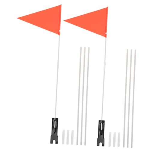 CORHAD 2 Sätze Teiliges Fahrrad Flaggen Wetterfeste Sicherheitsfahnen Robustem Material Hohe Sichtbarkeit für Radfahrer Einfache Montage für Kinderfahrrad Roller und Dreirad Orange CORHAD 2 Sätze Teiliges Fahrrad Flaggen Wetterfeste Sicherheitsfahnen Robustem Material Hohe Sichtbarkeit für Radfahrer Einfache Montage für Kinderfahrrad Roller und Dreirad Orange von CORHAD