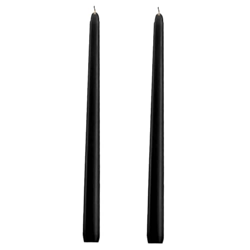 CORHAD 2er-Pack große schwarze Stumpenkerzen ohne Duft 10 Zoll für Dinnerpartys als Dekoration für das Zuhause CORHAD 2er-Pack große schwarze Stumpenkerzen ohne Duft 10 Zoll für Dinnerpartys als Dekoration für das Zuhause von CORHAD
