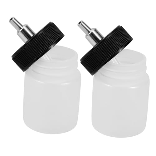 CORHAD 2 Stück Nachfüllbare Airbrush Farbpigmentbecher Kunststoff Großer Fassungsvermögen Wiederverwendbar Austauschbar Vielseitig für Oberflächen Effiziente Farbnutzung CORHAD 2 Stück Nachfüllbare Airbrush Farbpigmentbecher Kunststoff Großer Fassungsvermögen Wiederverwendbar Austauschbar Vielseitig für Oberflächen Effiziente Farbnutzung von CORHAD