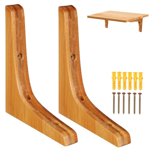 CORHAD 2 Stück Schwebende Regalhalterung Dreieckiger Holz Wandhalter Schwerlast Stabile Unterstützung Sicher Poliert Ohne Kratzer Für Wohn Arbeitszimmer CORHAD 2 Stück Schwebende Regalhalterung Dreieckiger Holz Wandhalter Schwerlast Stabile Unterstützung Sicher Poliert Ohne Kratzer Für Wohn Arbeitszimmer von CORHAD