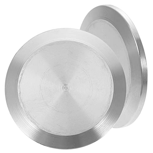 CORHAD Edelstahl 304 Sanitär Endkappen 2 Stück Clamp Fitting Kappen Lebensmittelgeeignet Dichtungsfunktion Hygienisch Rohrverschluss von CORHAD