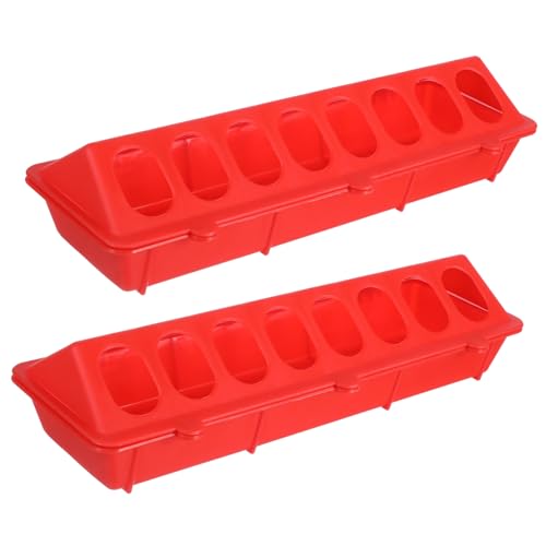 CORHAD 2 Stücke Teiliges Futtertrog für Taubenkäfig aus Robustem Kunststoff Spritzschutzoptimiert Leicht zu Reinigen Montieren Geeignet für Tauben und Kleine Vögel Wie Wellensittiche und CORHAD 2 Stücke Teiliges Futtertrog für Taubenkäfig aus Robustem Kunststoff Spritzschutzoptimiert Leicht zu Reinigen Montieren Geeignet für Tauben und Kleine Vögel Wie Wellensittiche und von CORHAD