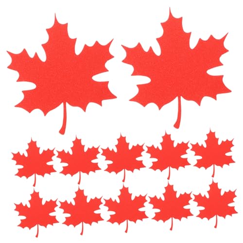 CORHAD 20 Stück Teiliges Papier Ahornblätter Rot Glitzer Handgeschnittene Herbstdeko für Thanksgiving Party Tischdekoration DIY Bastelverzierung Langlebig und Reißfest CORHAD 20 Stück Teiliges Papier Ahornblätter Rot Glitzer Handgeschnittene Herbstdeko für Thanksgiving Party Tischdekoration DIY Bastelverzierung Langlebig und Reißfest von CORHAD