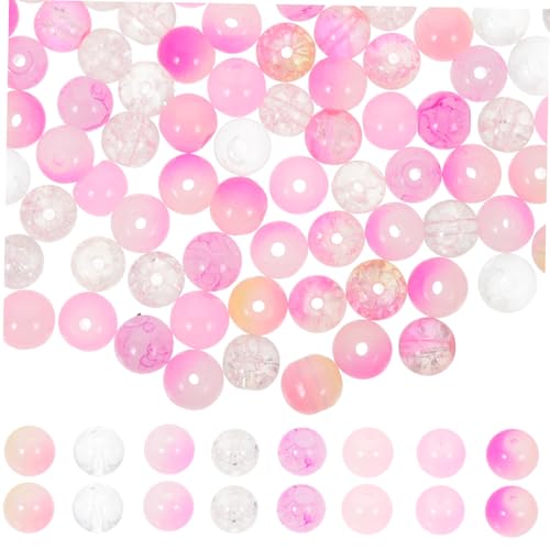 CORHAD 200 Stück Glas Crackle Perlen Mixfarben für Schmuckherstellung DIY Handarbeitsperlen Kreisförmige Bastelperlen für Armbänder und Ketten CORHAD 200 Stück Glas Crackle Perlen Mixfarben für Schmuckherstellung DIY Handarbeitsperlen Kreisförmige Bastelperlen für Armbänder und Ketten von CORHAD