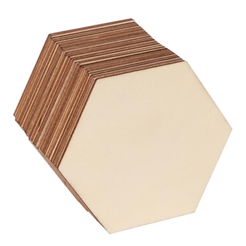 CORHAD 25 Stück Sechseckige Holzscheiben DIY Holz Namensetiketten für Hochzeit Natürliche Holzanhänger Nachhaltige Bastelstücke für Partydekoration und Personalisierte Namensschilder CORHAD 25 Stück Sechseckige Holzscheiben DIY Holz Namensetiketten für Hochzeit Natürliche Holzanhänger Nachhaltige Bastelstücke für Partydekoration und Personalisierte Namensschilder von CORHAD