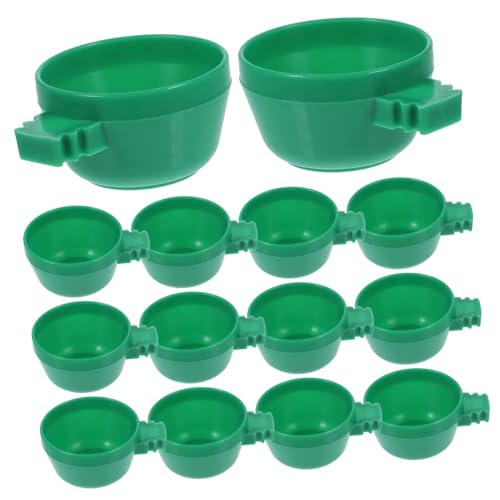 CORHAD 25 Stück Teiliges Vogelkäfig Futternapf aus Robustem Runde Papageien Futter und Wasserschalen Stabiler Halter für Vogelfutter Praktisch für Wellensittiche und Andere Ziervögel CORHAD 25 Stück Teiliges Vogelkäfig Futternapf aus Robustem Runde Papageien Futter und Wasserschalen Stabiler Halter für Vogelfutter Praktisch für Wellensittiche und Andere Ziervögel von CORHAD