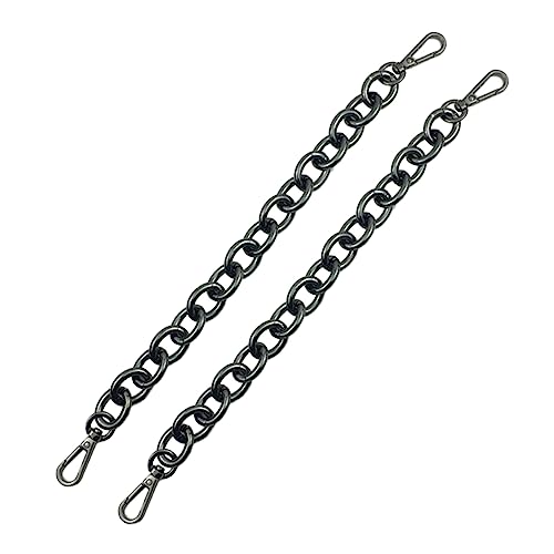 CORHAD 2stücke Eisenersatzkette Antik Für Handtaschen-griffzubehör Abnehmbar Für Koffer Und Taschen Schwarz CORHAD 2stücke Eisenersatzkette Antik Für Handtaschen-griffzubehör Abnehmbar Für Koffer Und Taschen Schwarz von CORHAD